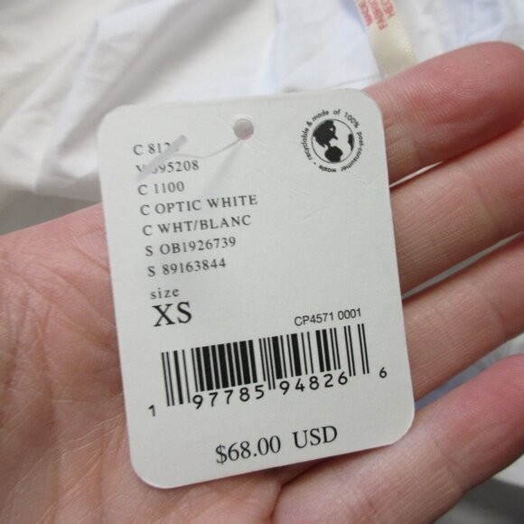 Free People Gaia White Mini Skirt size xs - Picture 5 of 14